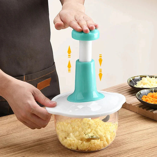2 Liter manual press type vegetable cutter