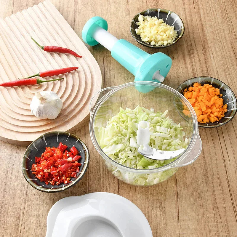 2 Liter manual press type vegetable cutter
